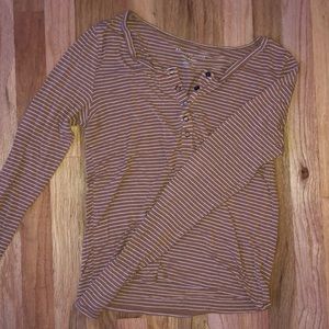 American Eagle long sleeve striped shirt